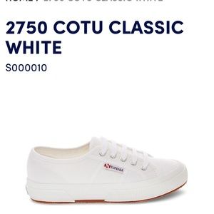 Superga NWT 2750 Cotu white ecru classic trainer 9